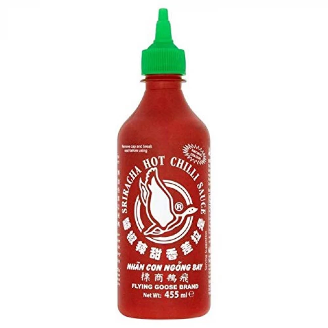 Sos Sriracha Hot Chilli, Flying Goose, 455 ml 